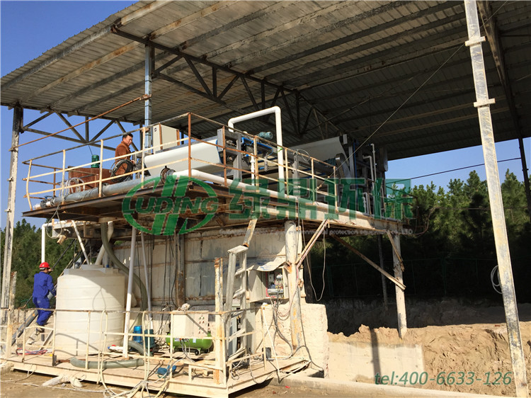 帶式壓濾機(jī)處理湖南益陽(yáng)礦山泥漿案例 5