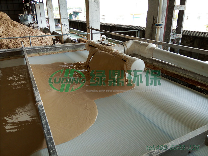 廣東佛山陶瓷廠泥漿脫水處理案例 1