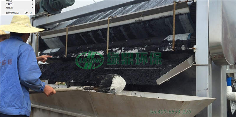 汕頭河道淤泥帶式壓濾機處理工程 7