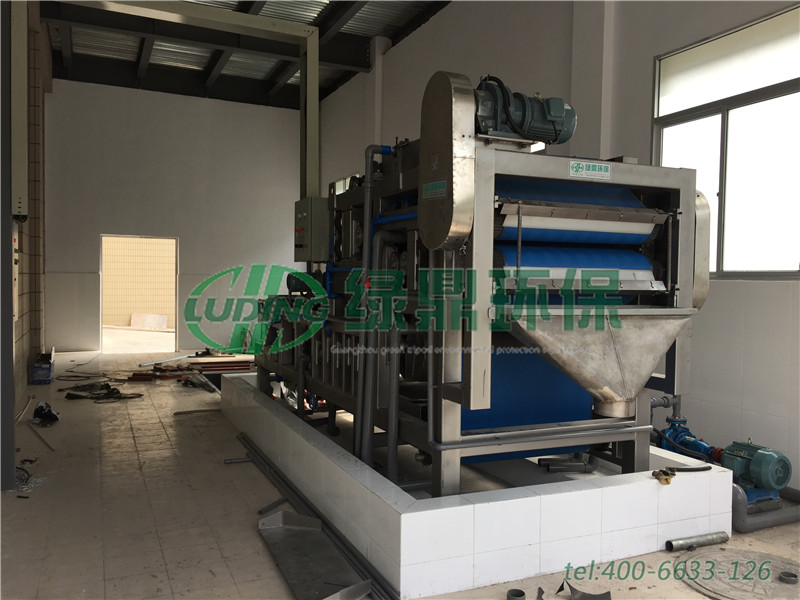 廈門鎢金屬廢泥帶式壓濾機處理案例 4